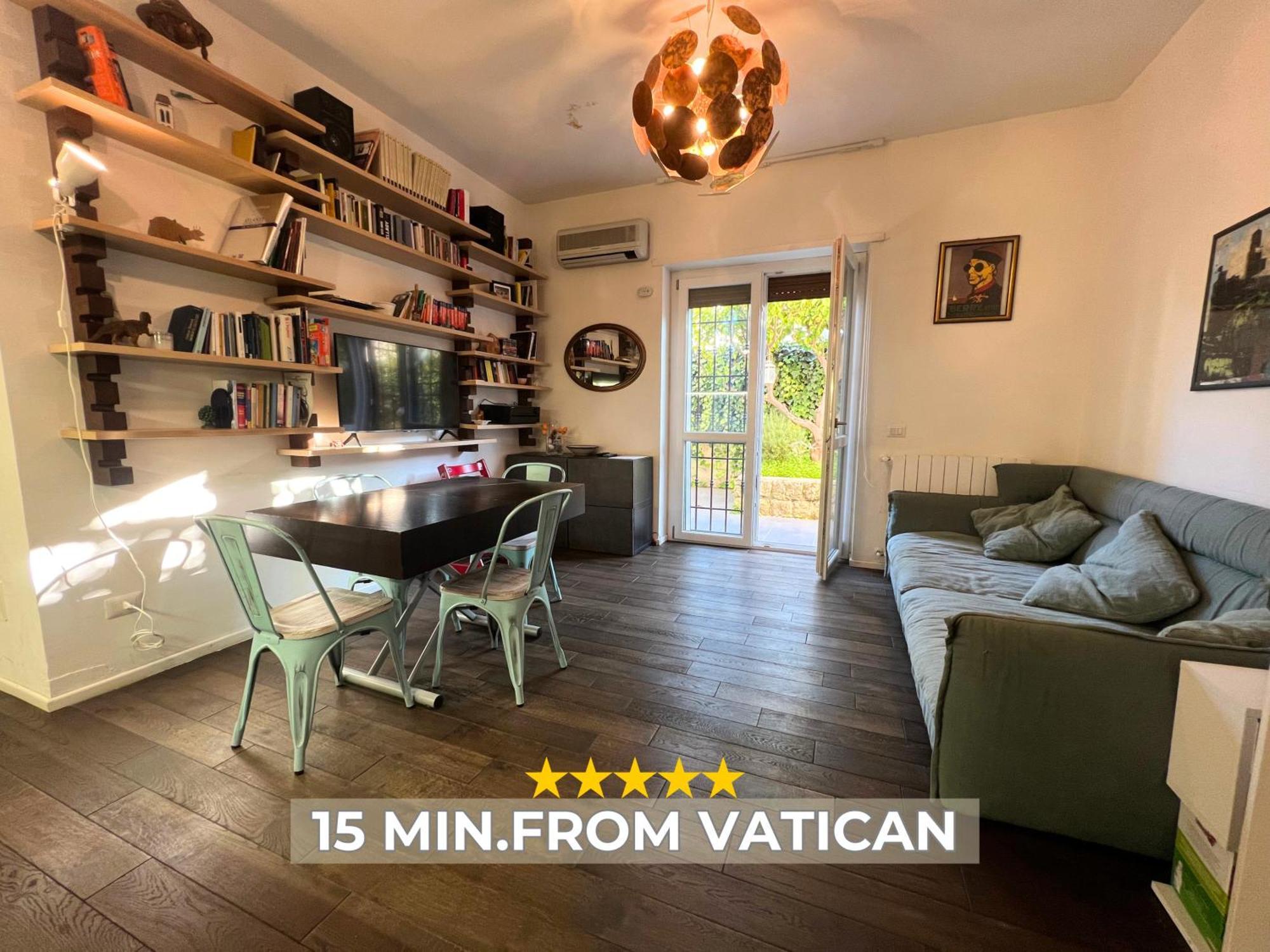 15 Min From The Vatican Wi-Fi And Garden מראה חיצוני תמונה